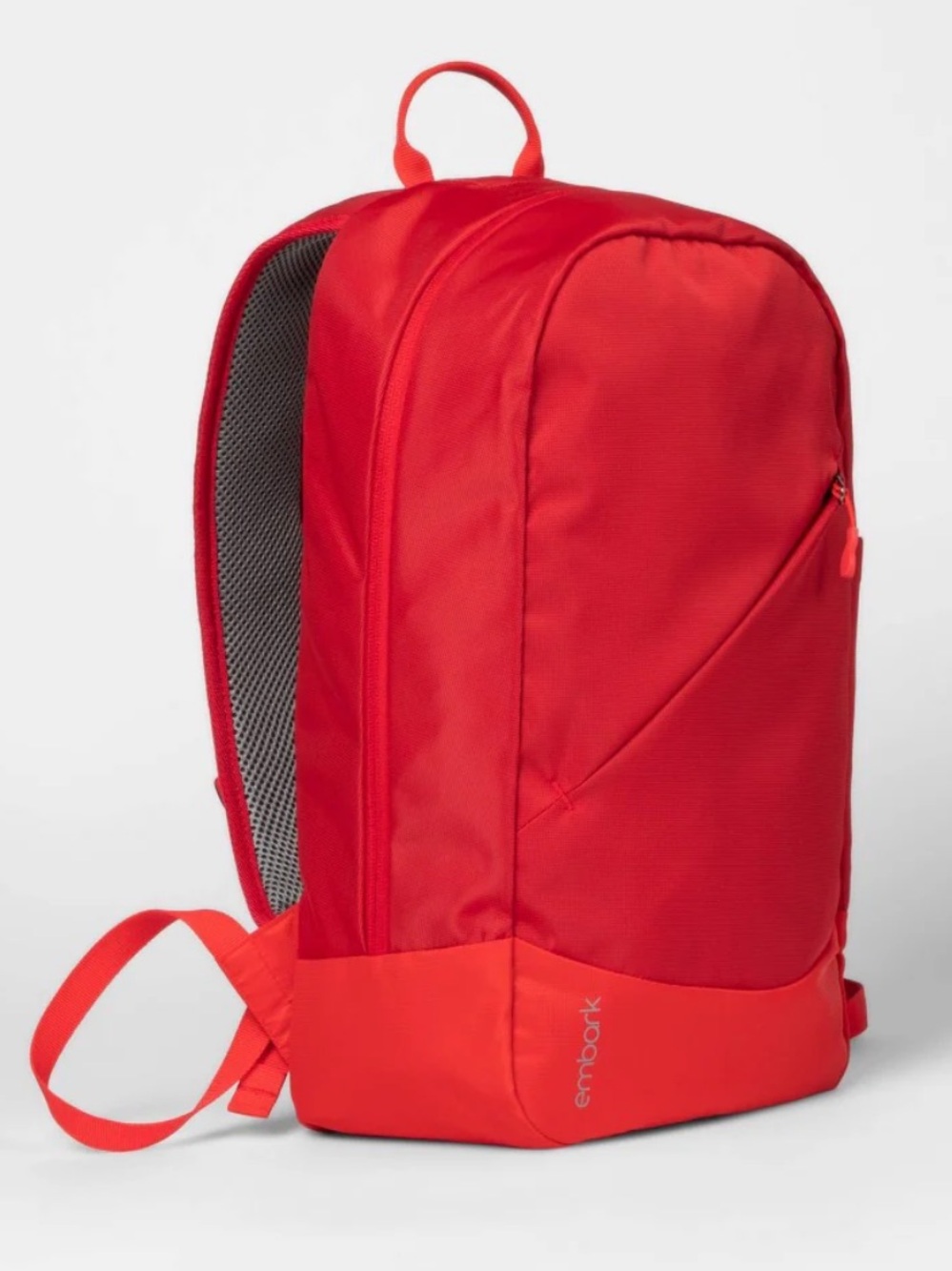 Embark 15L Basic 18" Backpack Book Travel Hiking Bag Water Resistant Red NWOT